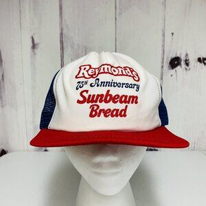 Rare! Vintage Reymond's Sunbeam Bread 25th Anniv Snapback Trucker Hat Mesh Cap
